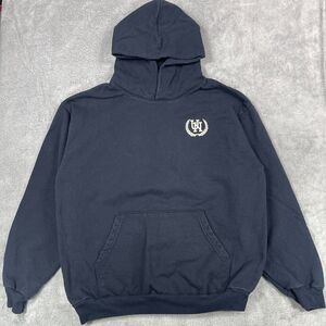 Urban Necessities 9 yr Anniversary Hoodie Men's XL Black Heavy Fleece Pullover
